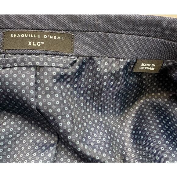 Shaquille O'Neal XLG Stretch Two Button Blue Sport Coat - 50 Long - Big & Tall - Picture 7 of 7